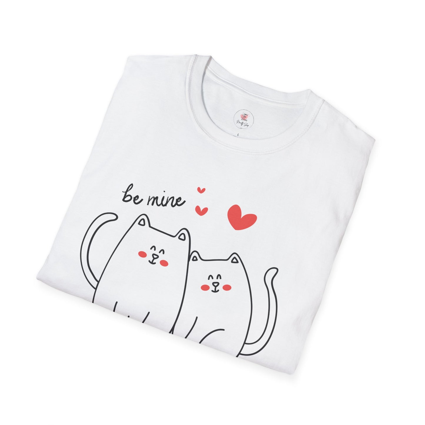 Be Mine Cute Cat T-Shirt — Valentine’s Cute Couple Kittens Tee