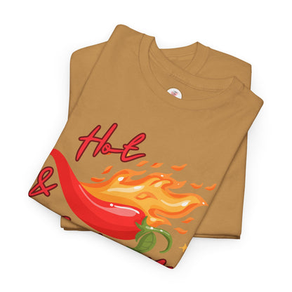 Hot & Spicy T-Shirt — Flaming Chili Pepper Graphic Tee