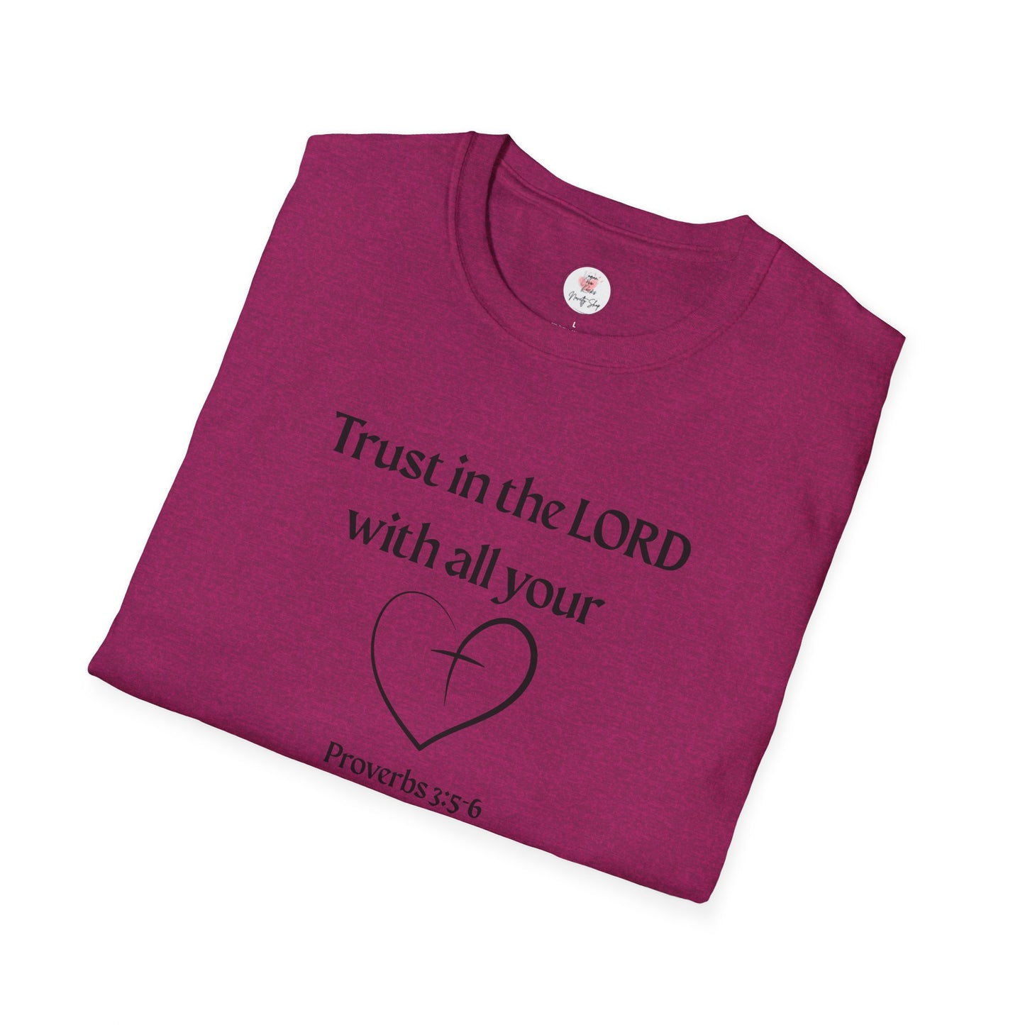 Trust in the LORD T-Shirt — Proverbs 3:5 Faith Tee