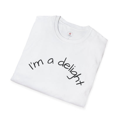 I'm a Delight T-Shirt — Cute Minimalist Positive Message Tee