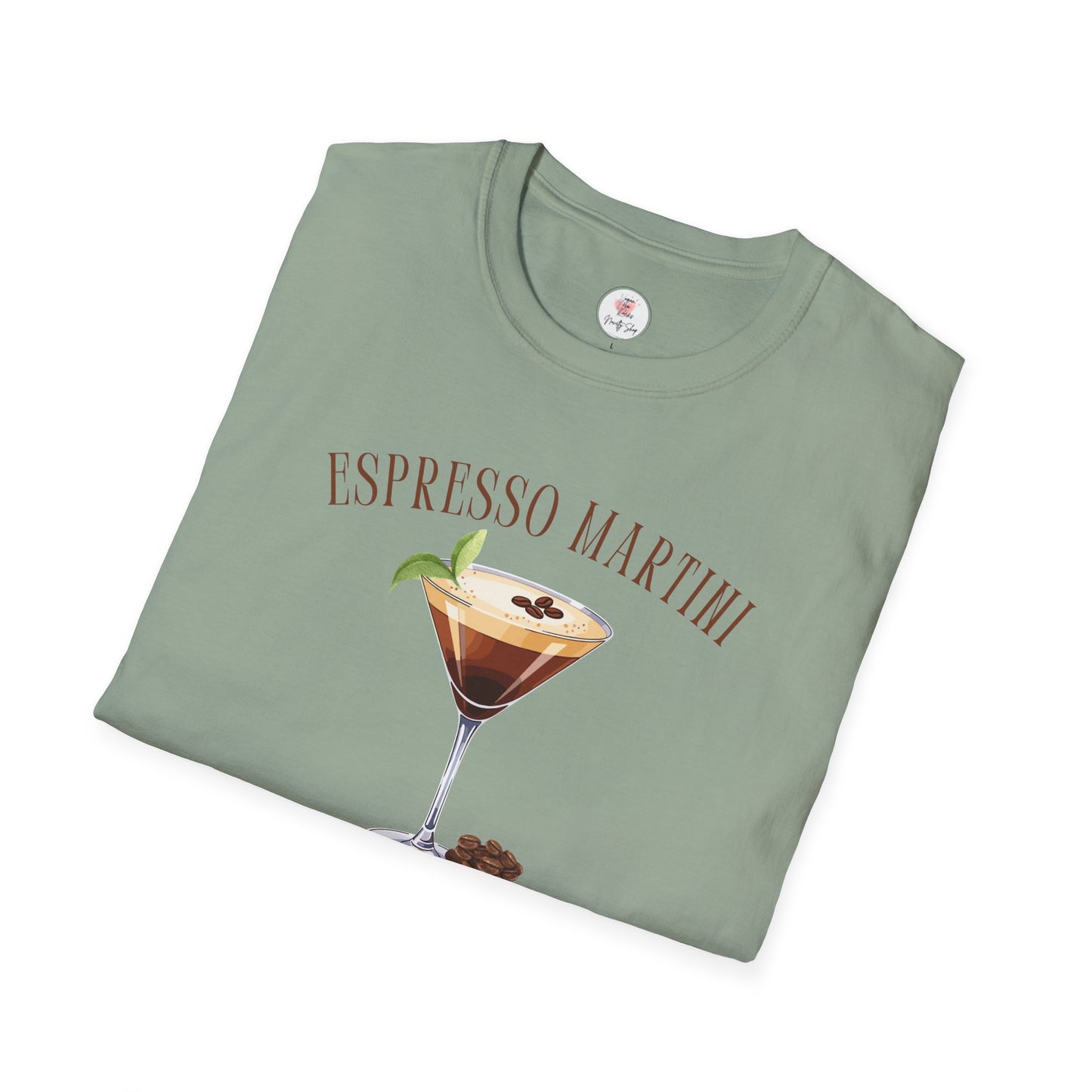 Espresso Martini Social Club T-Shirt — 'It's Tini Time' Cocktail Tee