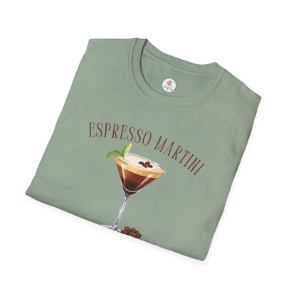 Espresso Martini Social Club T-Shirt — 'It's Tini Time' Cocktail Tee