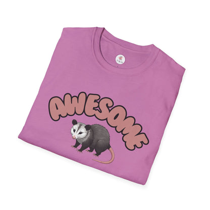 Awesome Opossum Retro Graphic T-Shirt — Cute Animal Lover Tee