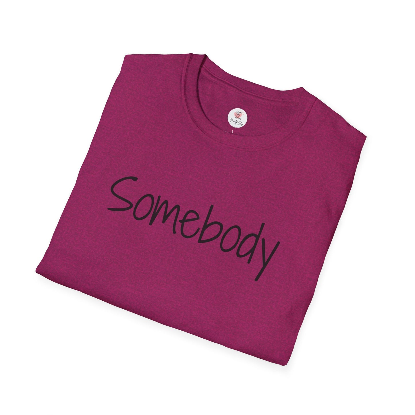 "Somebody" Graphic T‑Shirt — Minimal Script Tee