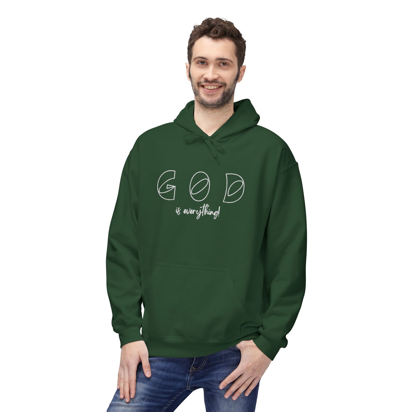 God Is Within Me Hoodie — Inspirational Faith Graphic Hoodie