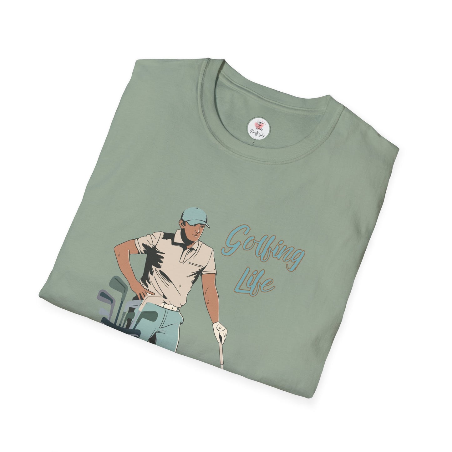 Golfing Life T-Shirt — Men’s Golf BAG & Golfer Graphic Tee