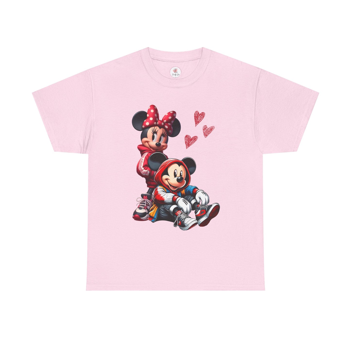 Mickey & Minnie Hearts T-Shirt, Disney Couples Shirt