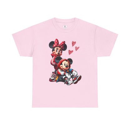 Mickey & Minnie Hearts T-Shirt, Disney Couples Shirt