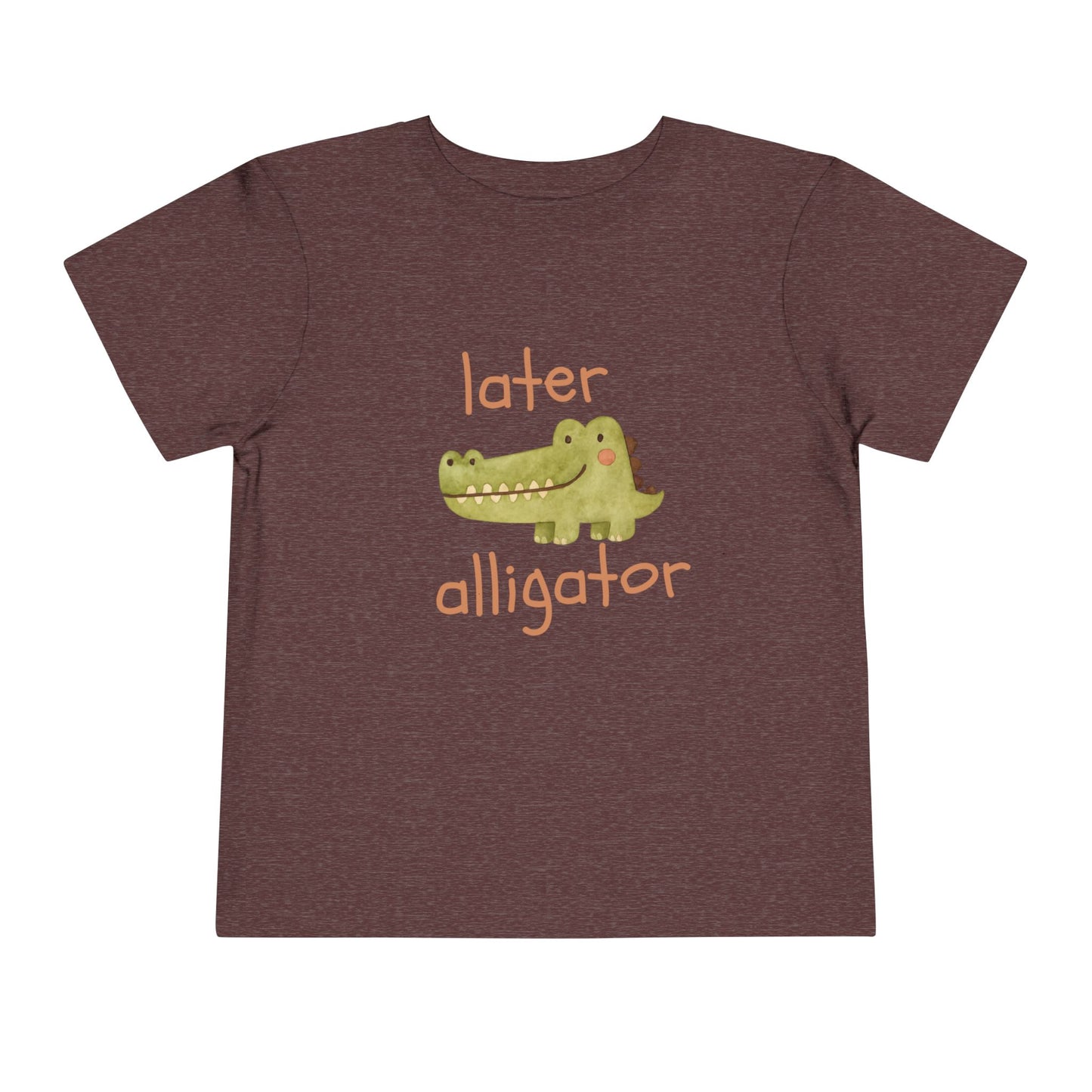 Later Alligator Toddler Tee — Cute Crocodile Graphic Shirt