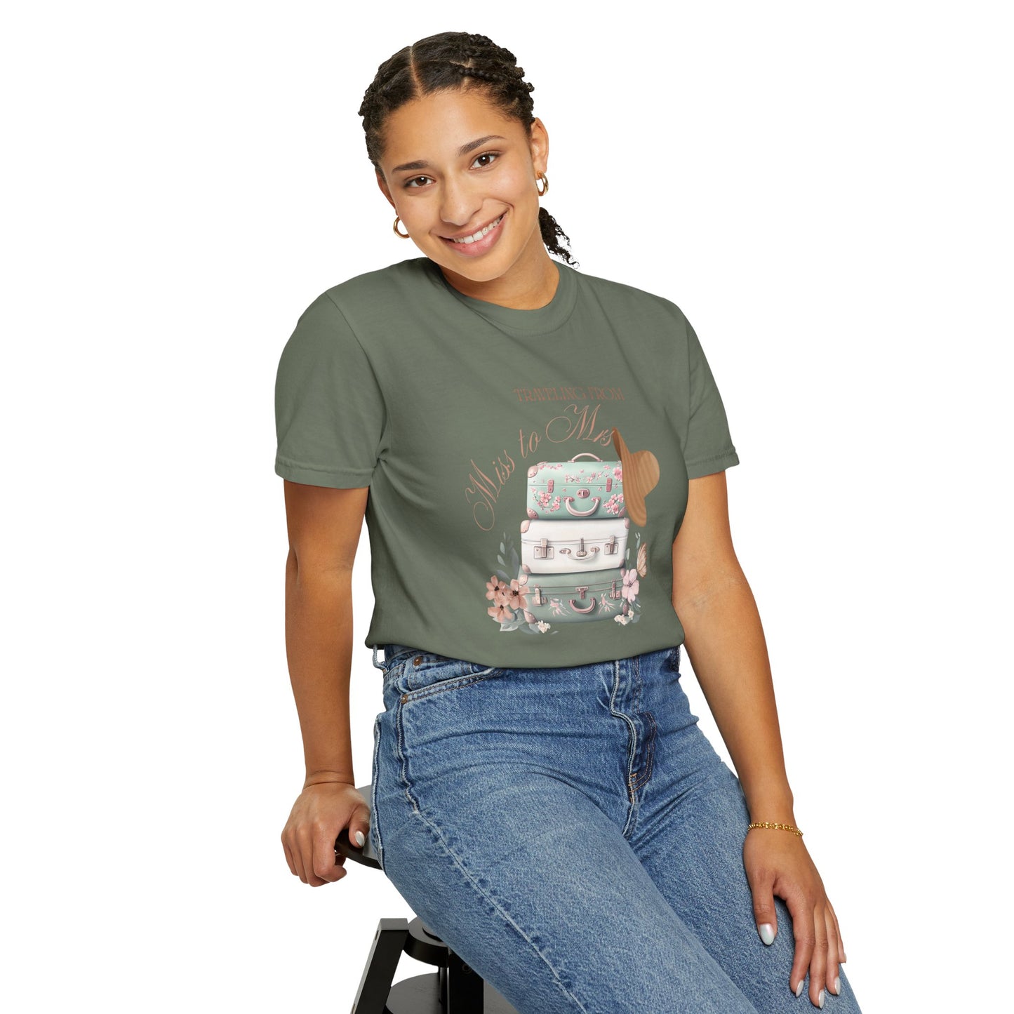 Traveling From Miss to Mrs Bridal T-shirt