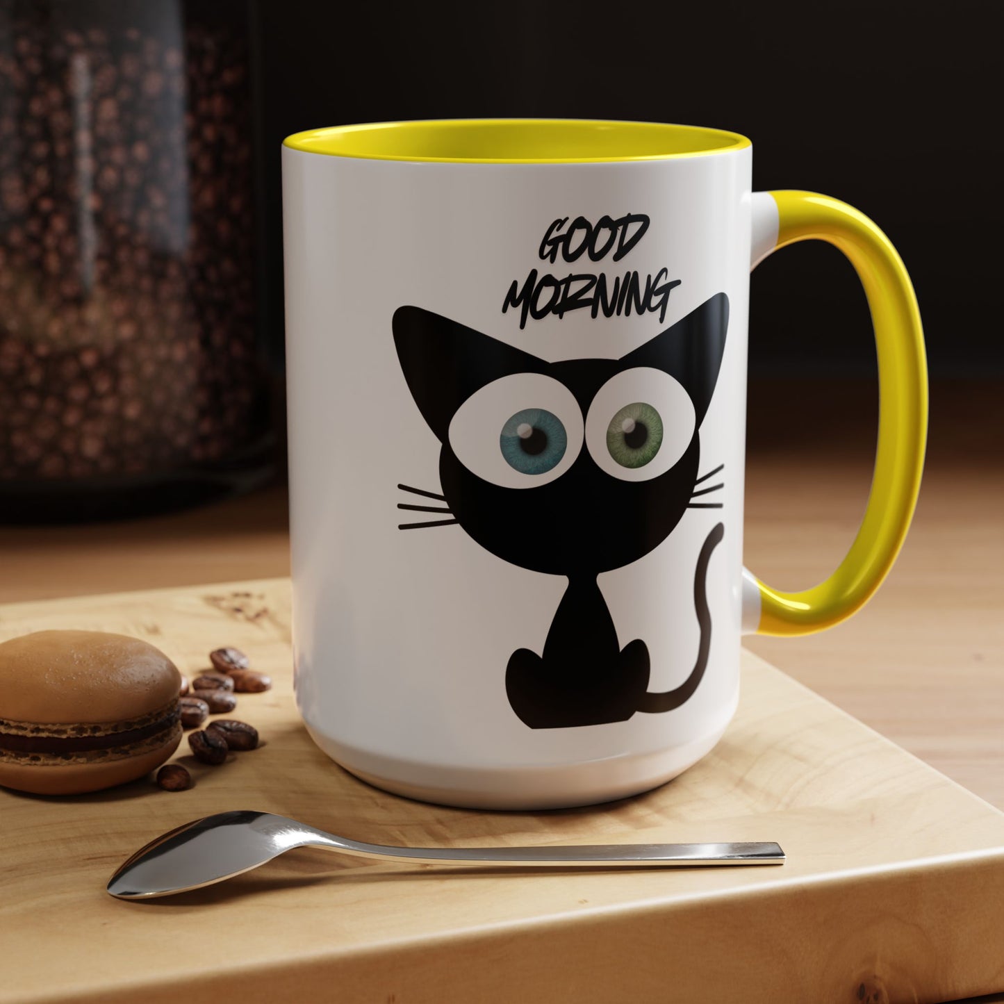 Cute Cat Good Morning Coffee Mug