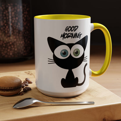 Cute Cat Good Morning Coffee Mug