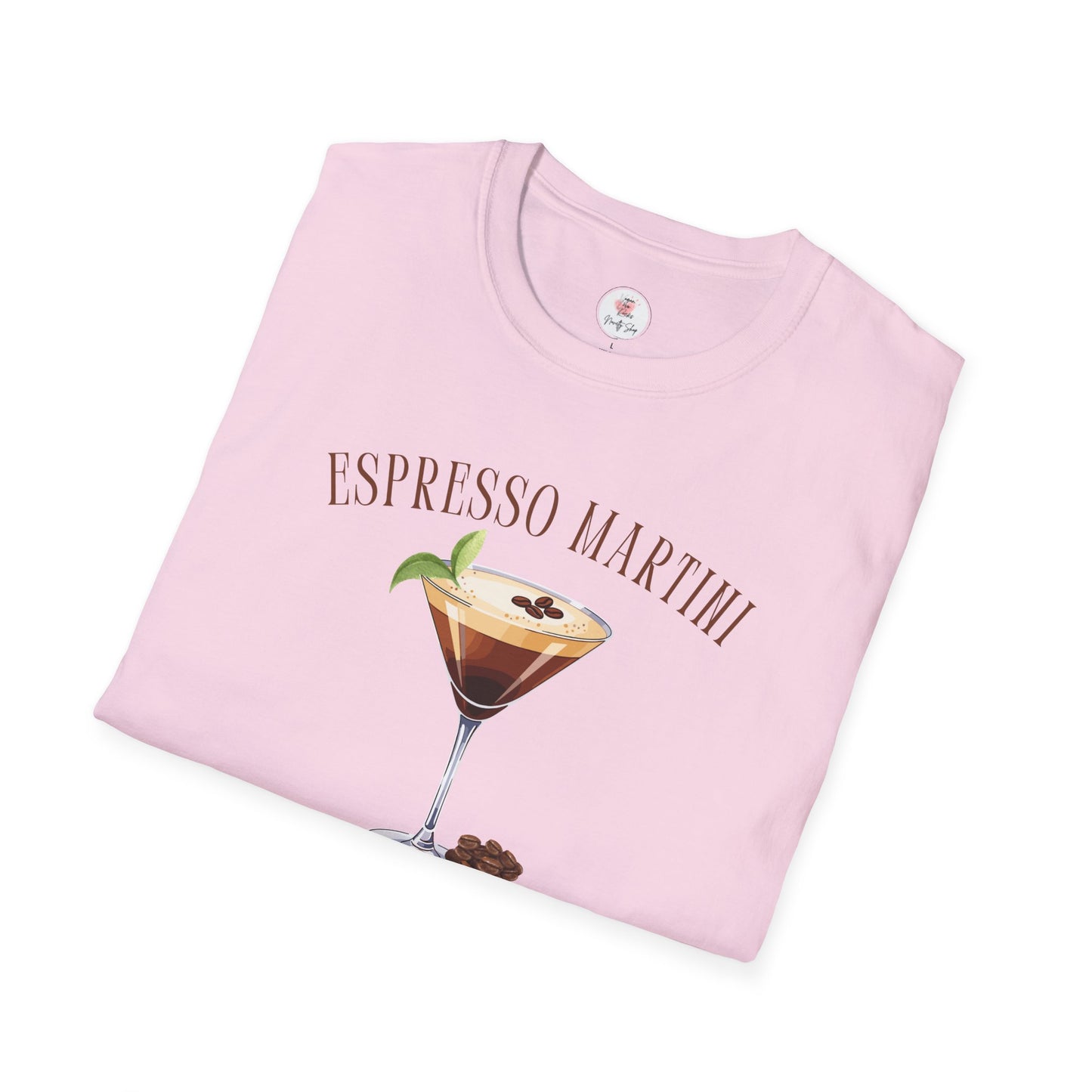Espresso Martini Social Club T-Shirt — 'It's Tini Time' Cocktail Tee