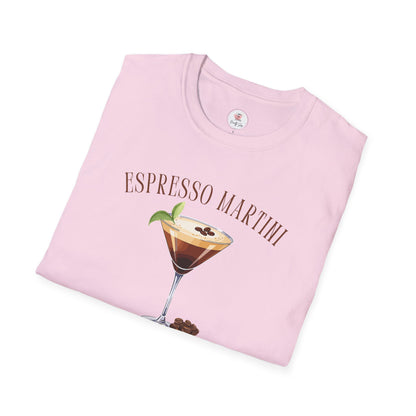 Espresso Martini Social Club T-Shirt — 'It's Tini Time' Cocktail Tee