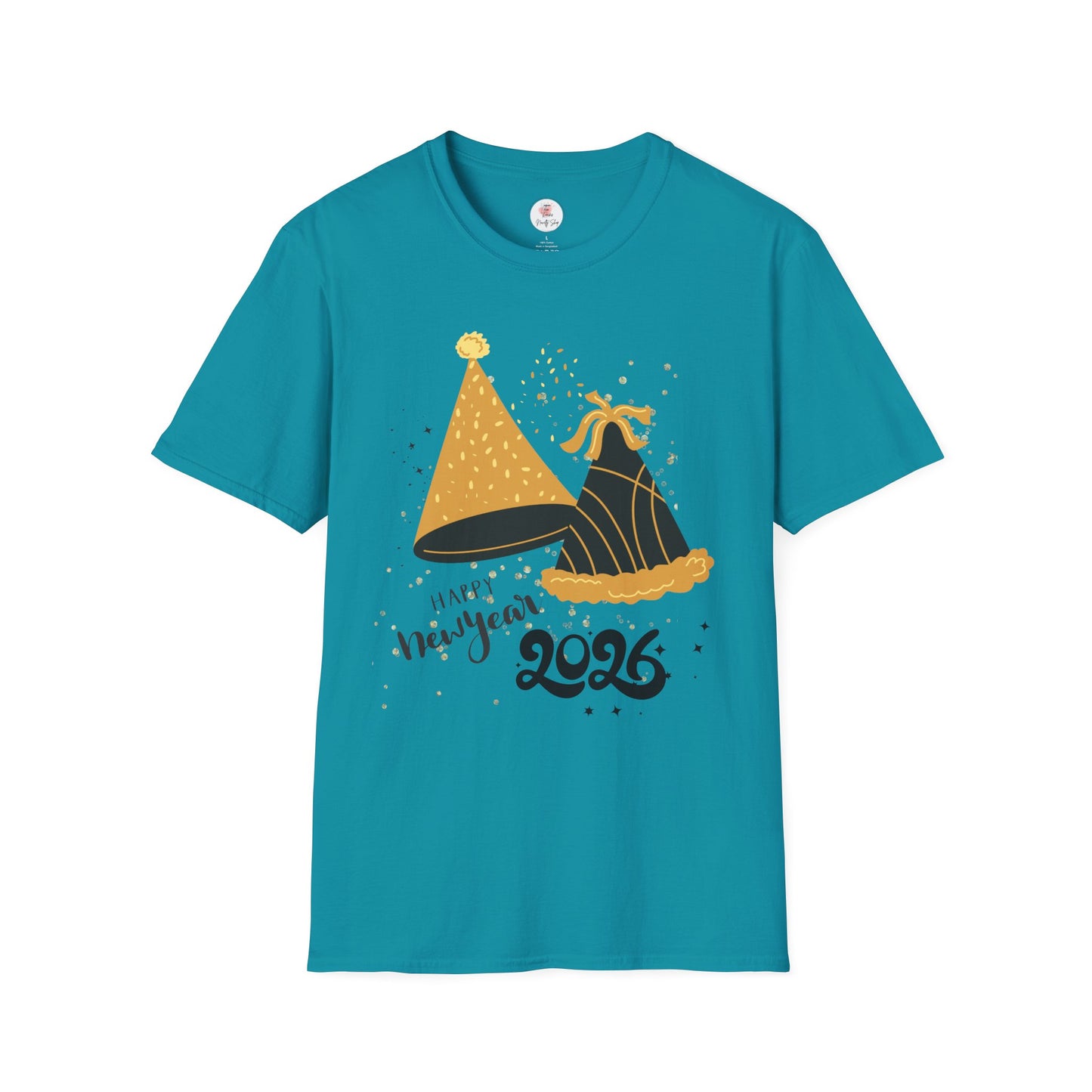 2026 New Year Party T-Shirt — "Happy New Year 2026" Celebration Tee