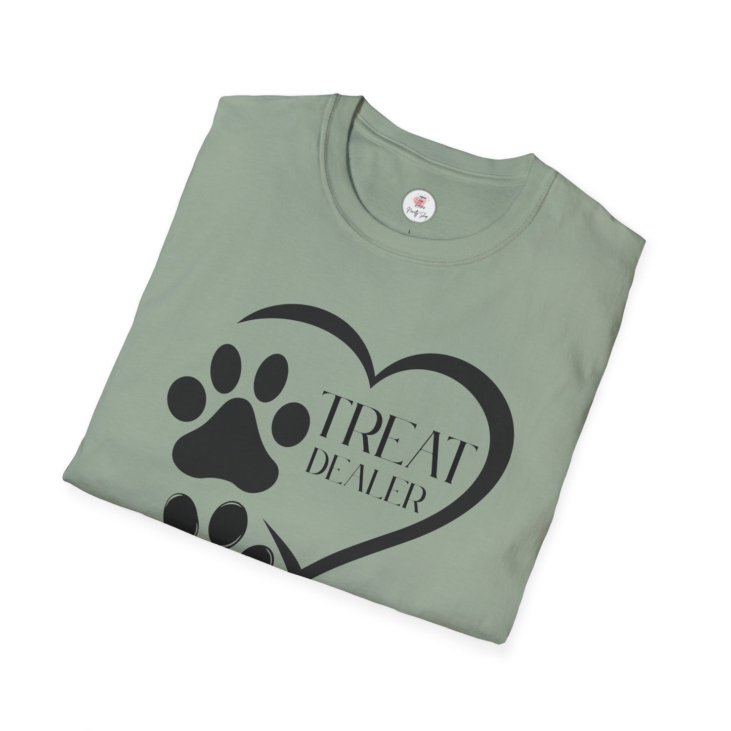 Dog Paw Heart Treat Dealer T-Shirt