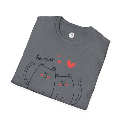 Be Mine Cute Cat T-Shirt — Valentine’s Cute Couple Kittens Tee