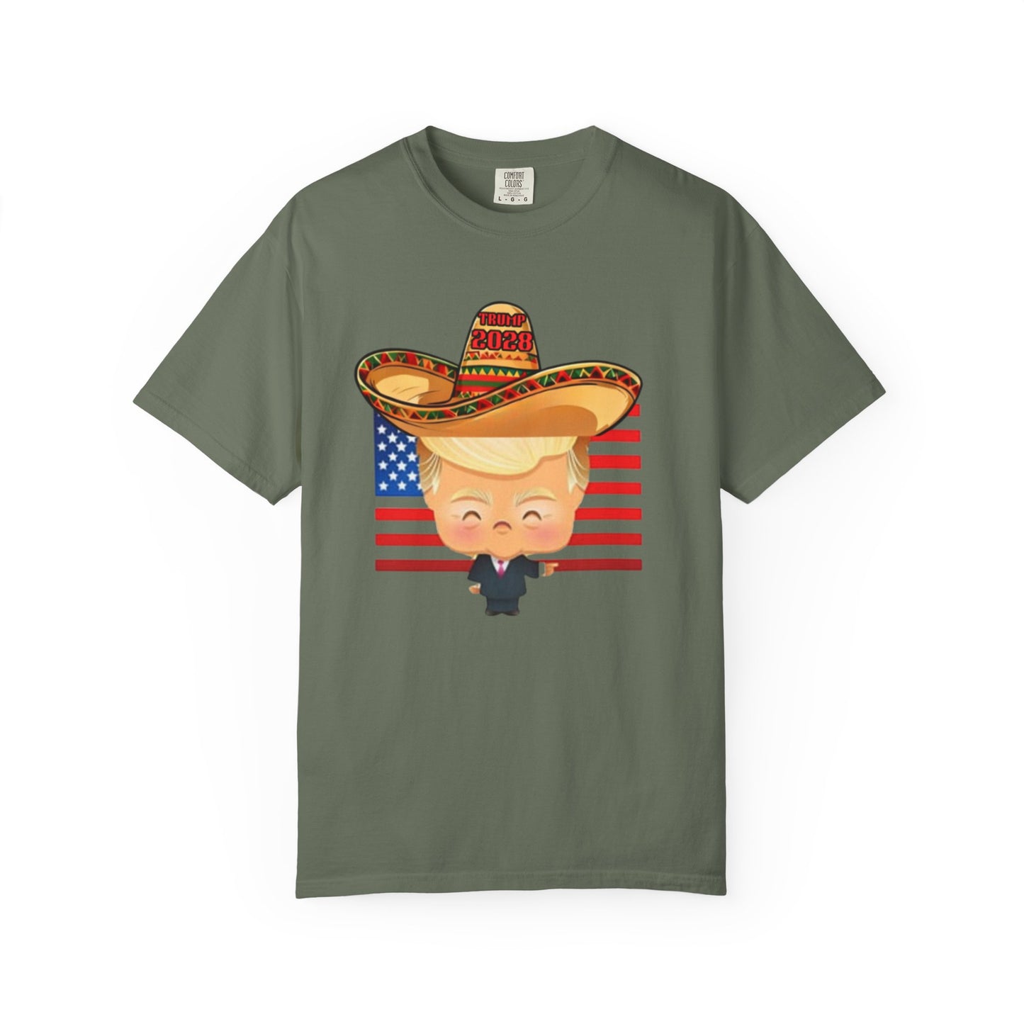 Trump 2028 Mexican Sombrero  Patriotic T-shirt