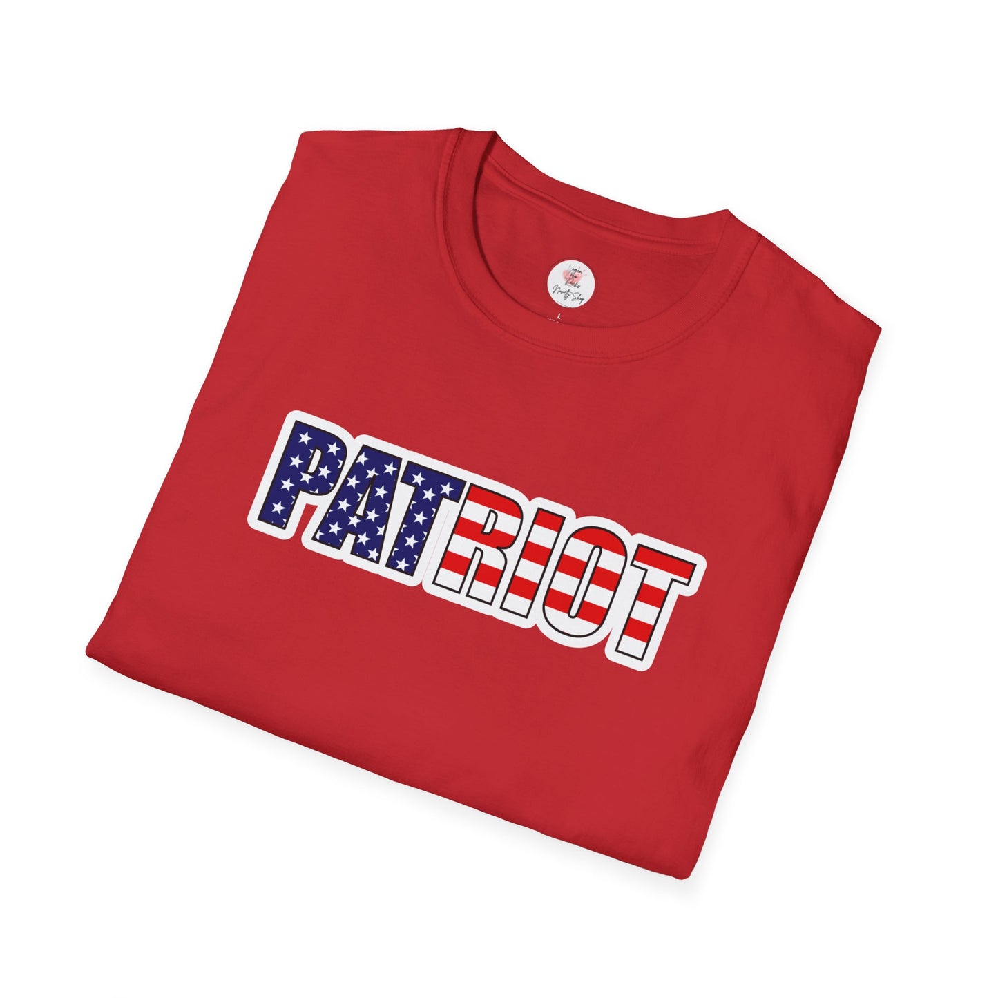 Patriot Flag Tee — "PATRIOT" American Flag Graphic T-Shirt