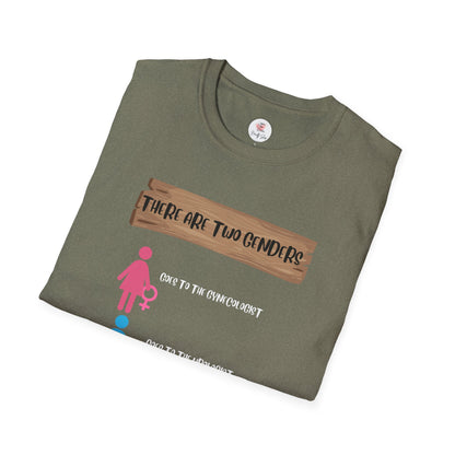 "There Are Two Genders" Teaching T-Shirt
