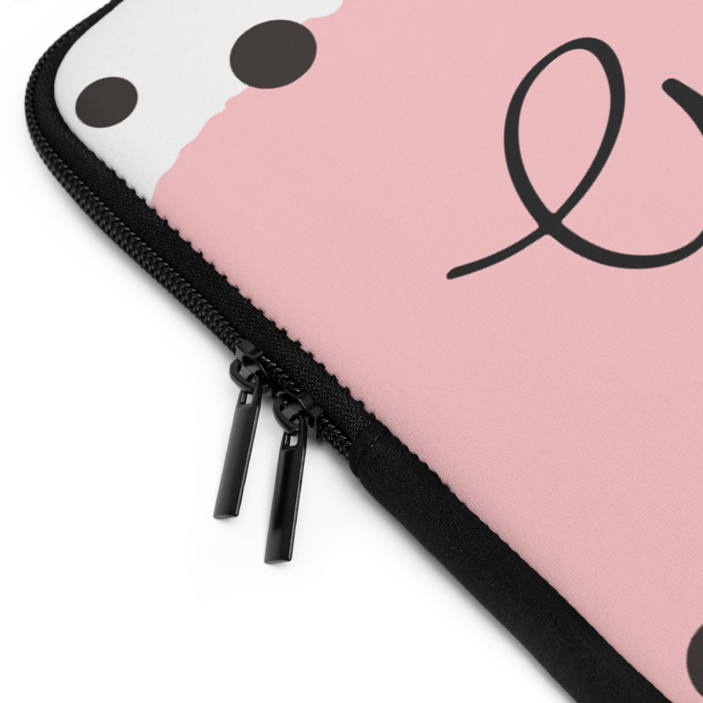 Girl Boss Pink Polka Dot Laptop Sleeve
