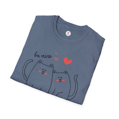Be Mine Cute Cat T-Shirt — Valentine’s Cute Couple Kittens Tee