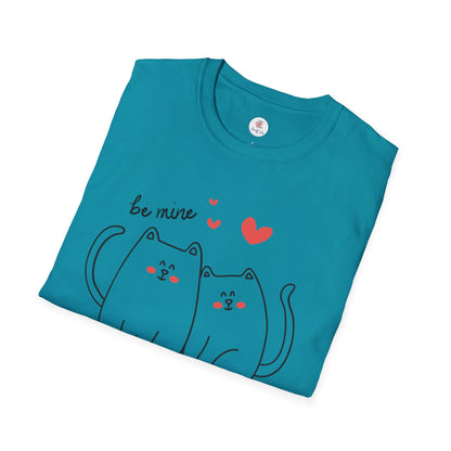 Be Mine Cute Cat T-Shirt — Valentine’s Cute Couple Kittens Tee