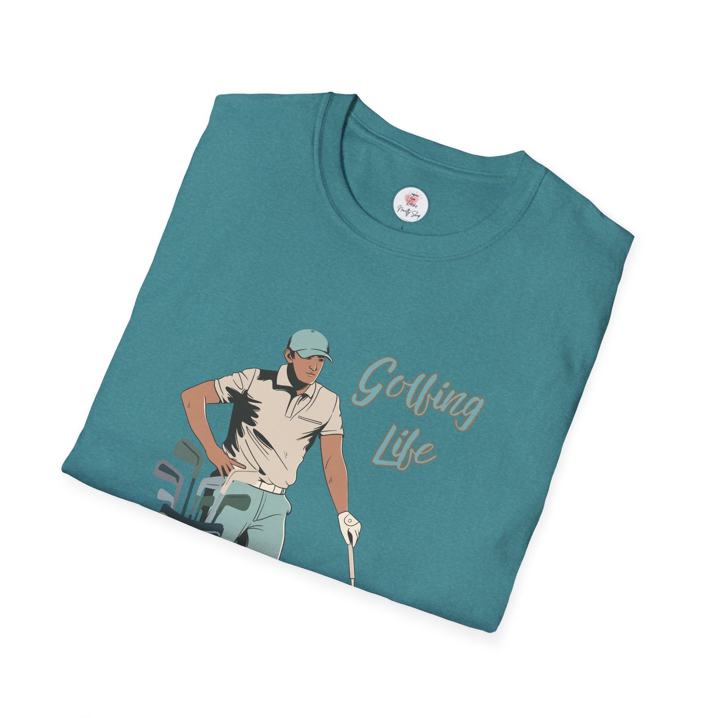 Golfing Life T-Shirt — Men’s Golf BAG & Golfer Graphic Tee