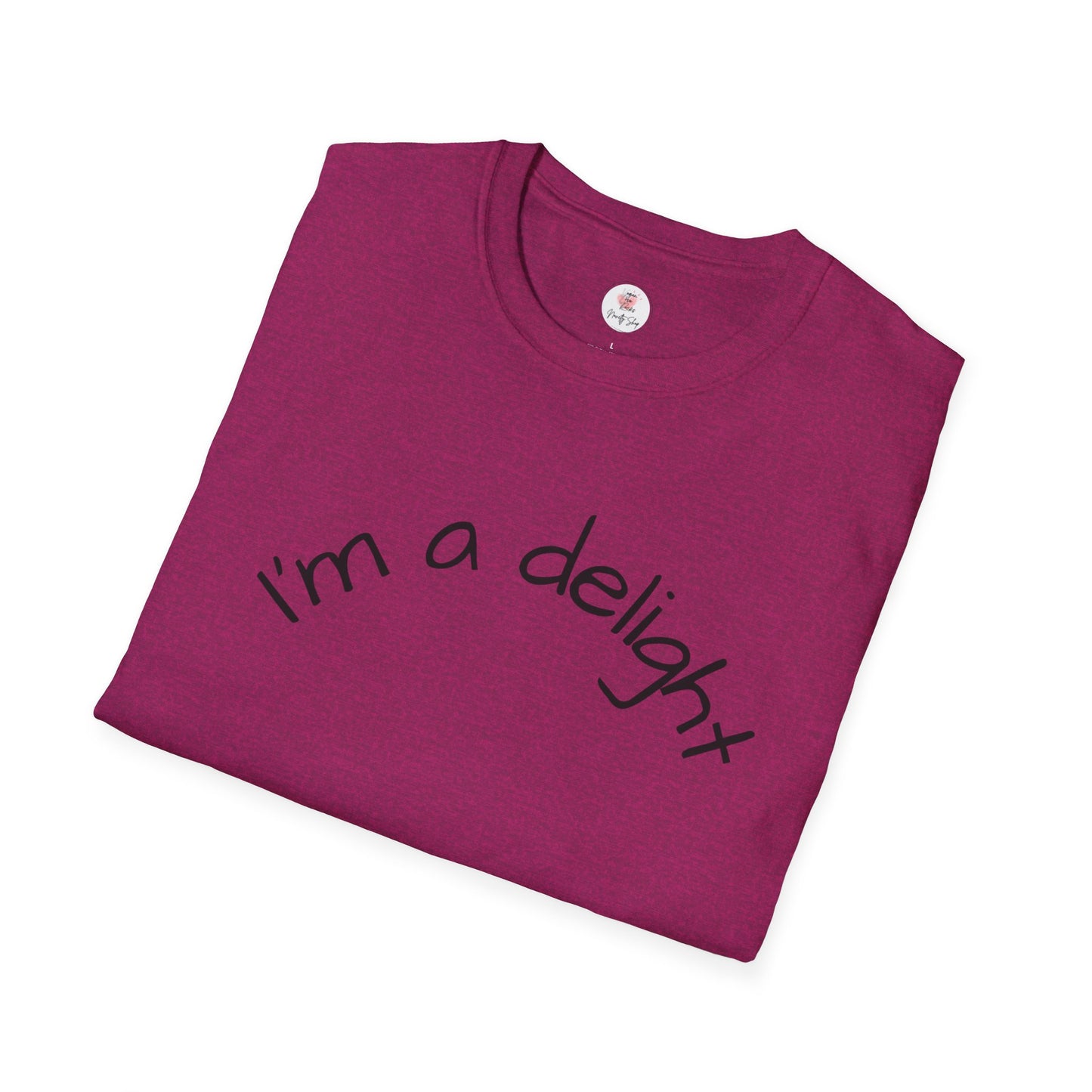 I'm a Delight T-Shirt — Cute Minimalist Positive Message Tee