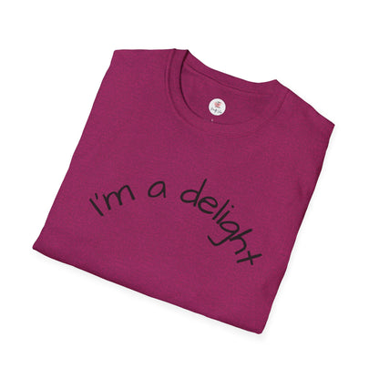 I'm a Delight T-Shirt — Cute Minimalist Positive Message Tee
