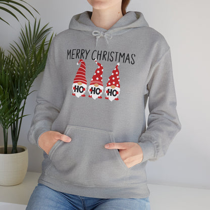 Christmas Gnome Hoodie — Merry Christmas Ho Ho Ho Holiday Sweatshirt