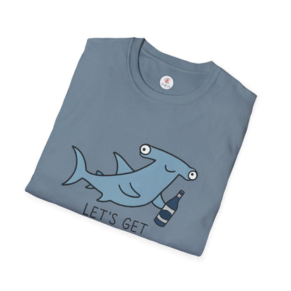 Hammerhead Shark "Let’s Get Hammered" Graphic T-Shirt