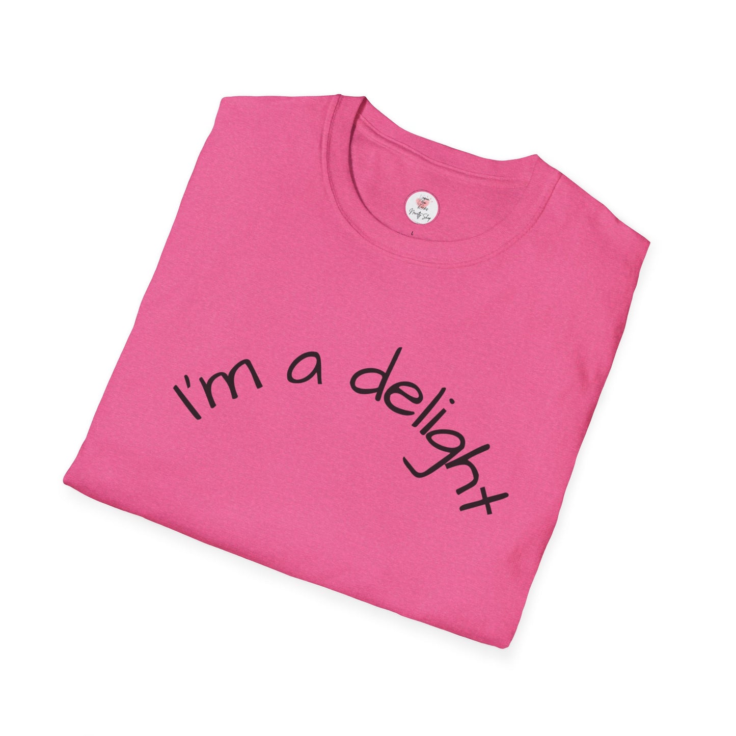 I'm a Delight T-Shirt — Cute Minimalist Positive Message Tee