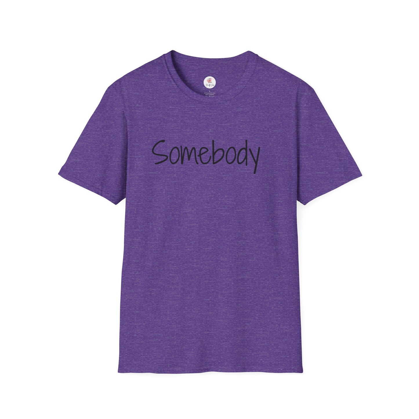 "Somebody" Graphic T‑Shirt — Minimal Script Tee