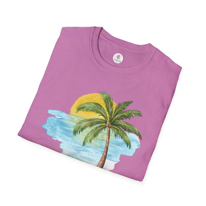 Retirement T-Shirt — "It's 5 O'Clock Everywhere" Tropical Vacation Tee