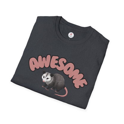 Awesome Opossum Retro Graphic T-Shirt — Cute Animal Lover Tee