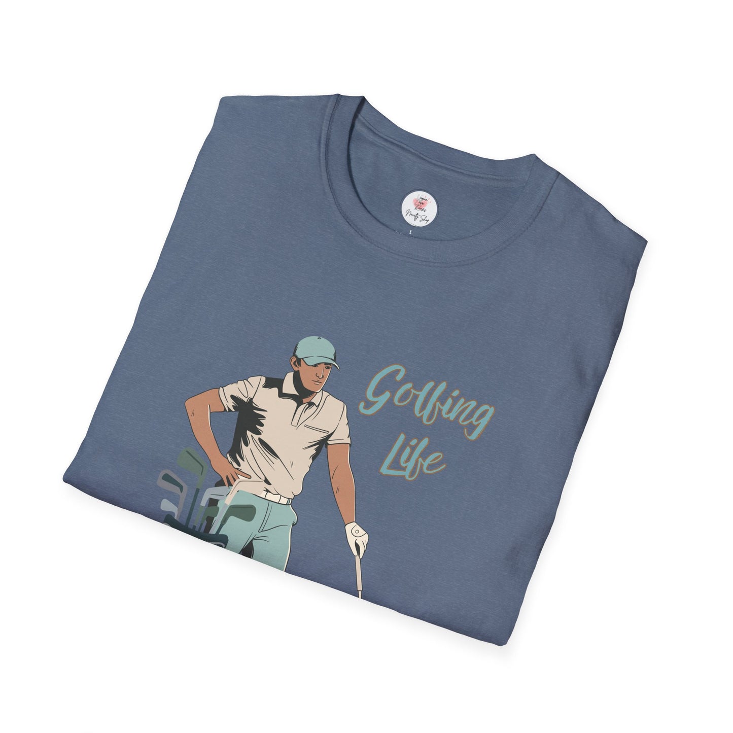 Golfing Life T-Shirt — Men’s Golf BAG & Golfer Graphic Tee