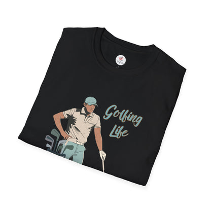 Golfing Life T-Shirt — Men’s Golf BAG & Golfer Graphic Tee