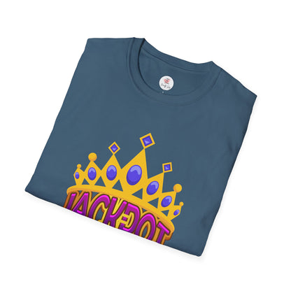 Jackpot Queen - Crown T-Shirt — Casino Lucky Winner Graphic Tee