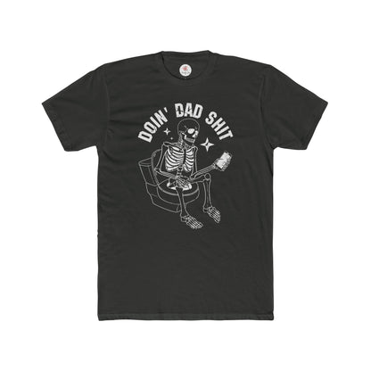 Doin' Dad Shit Skeleton Cotton Crew T-shirt