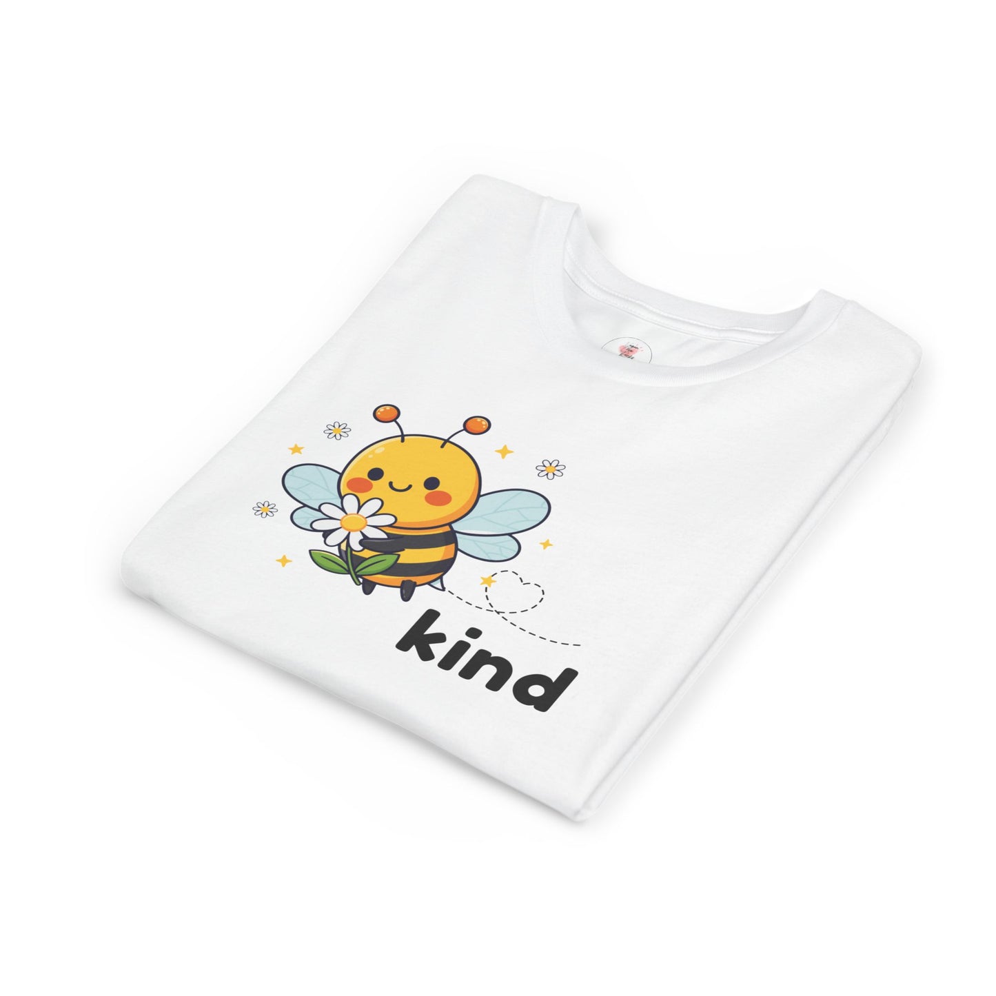 Kids Bee "Kind" T-Shirt — Cute Bumblebee Graphic Youth Tee