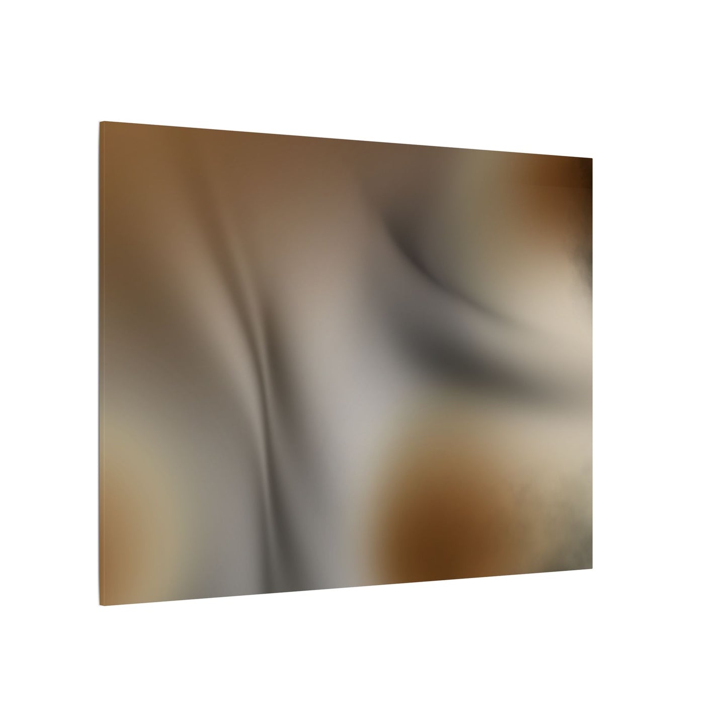 Abstract Brown Gradient Canvas Wall Art — Matte Stretched Canvas
