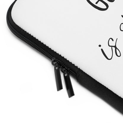 Laptop Sleeve — "Today’s Good Mood Is Sponsored by Vodka" Funny Tech Sleeve