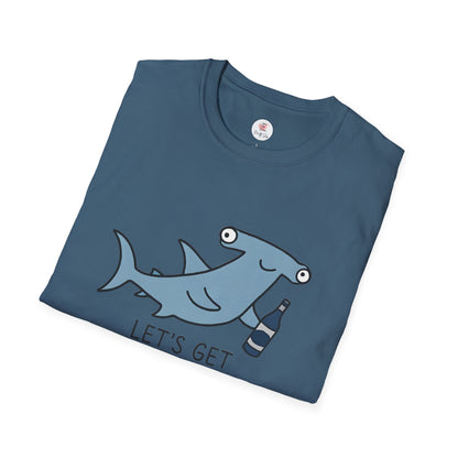 Hammerhead Shark "Let’s Get Hammered" Graphic T-Shirt