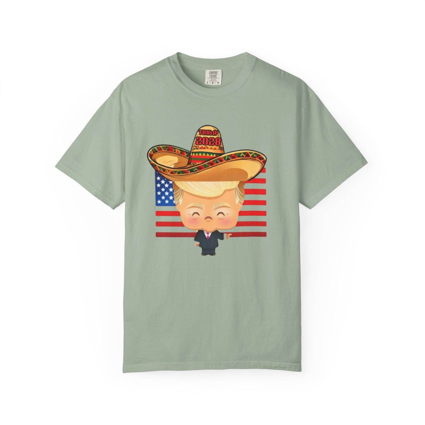 Trump 2028 Mexican Sombrero  Patriotic T-shirt