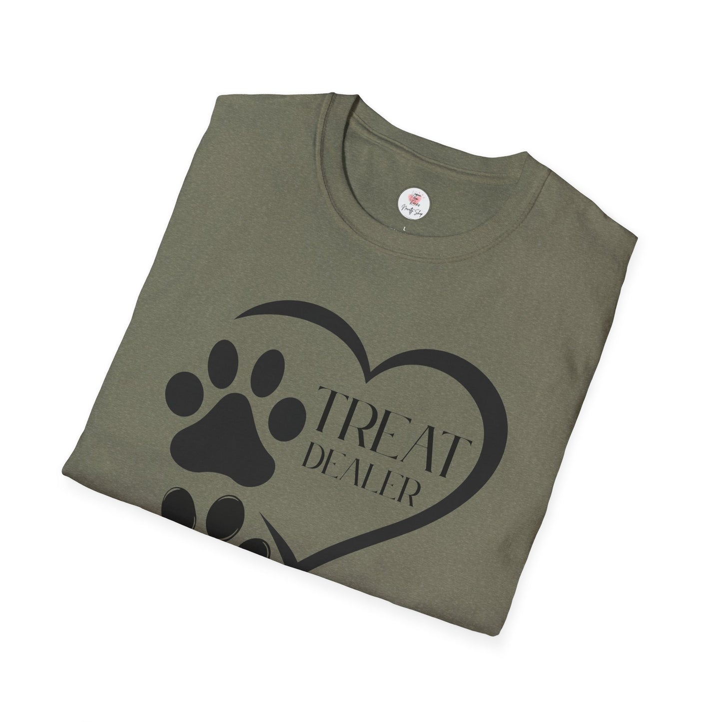 Dog Paw Heart Treat Dealer T-Shirt