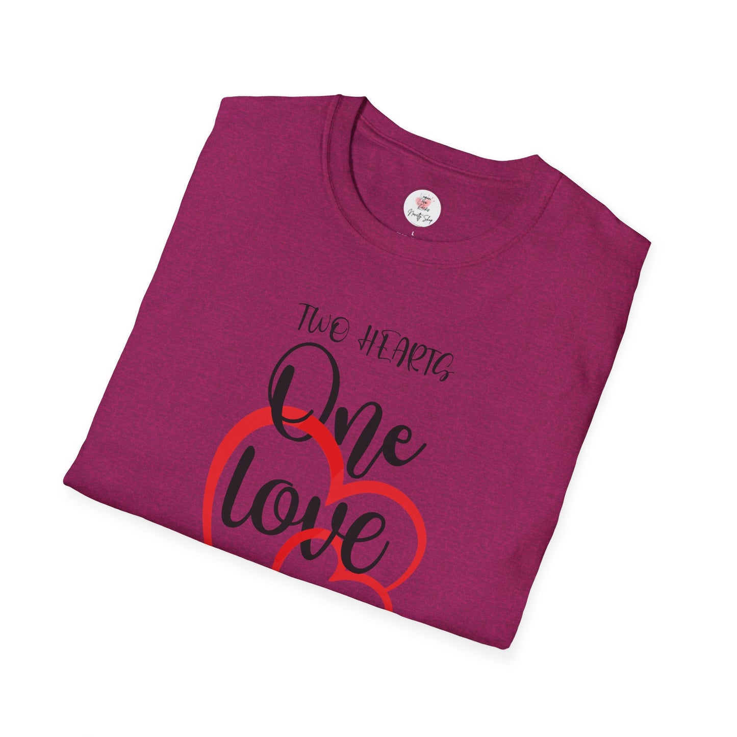Two Hearts - One Love T-Shirt — "We Are One" Graphic Tee