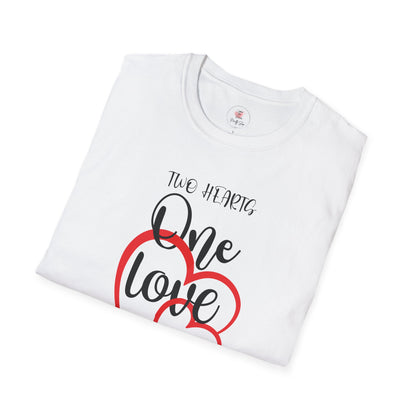 Two Hearts - One Love T-Shirt — "We Are One" Graphic Tee