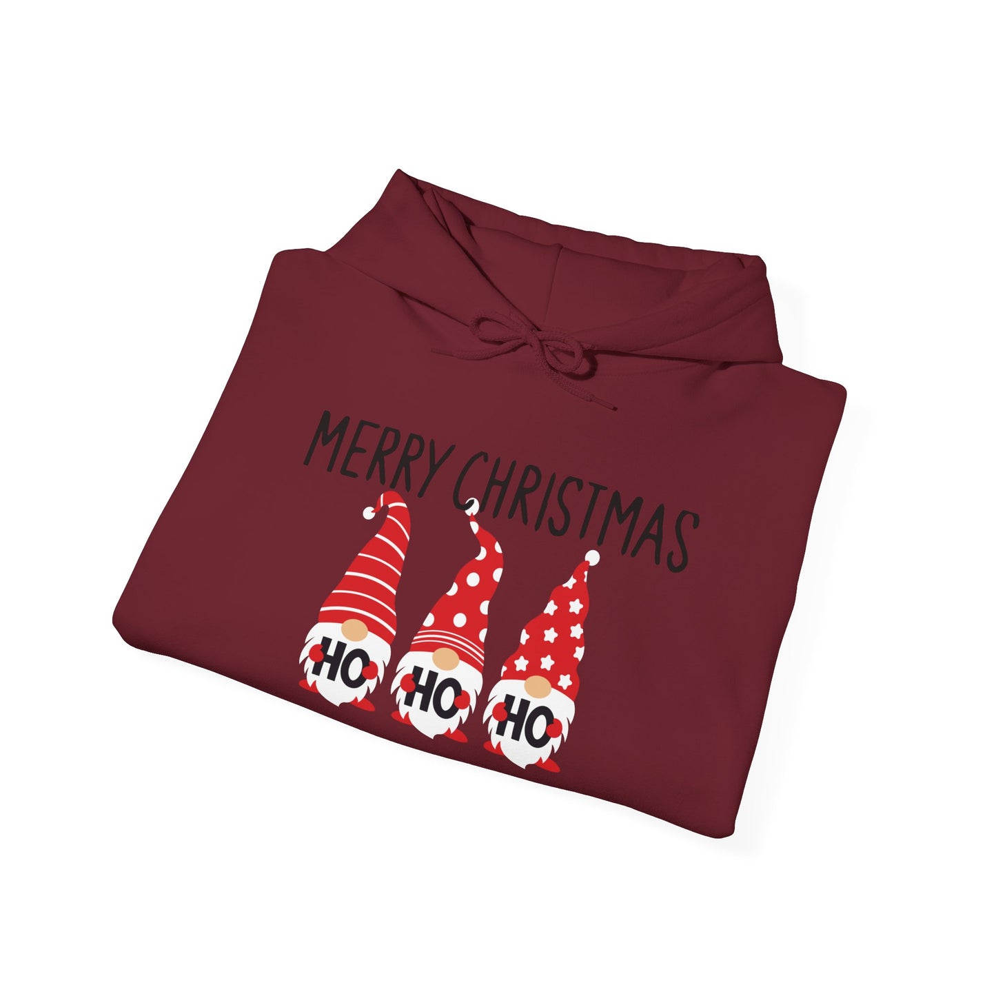 Christmas Gnome Hoodie — Merry Christmas Ho Ho Ho Holiday Sweatshirt