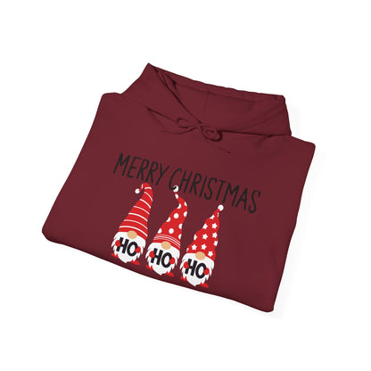 Christmas Gnome Hoodie — Merry Christmas Ho Ho Ho Holiday Sweatshirt